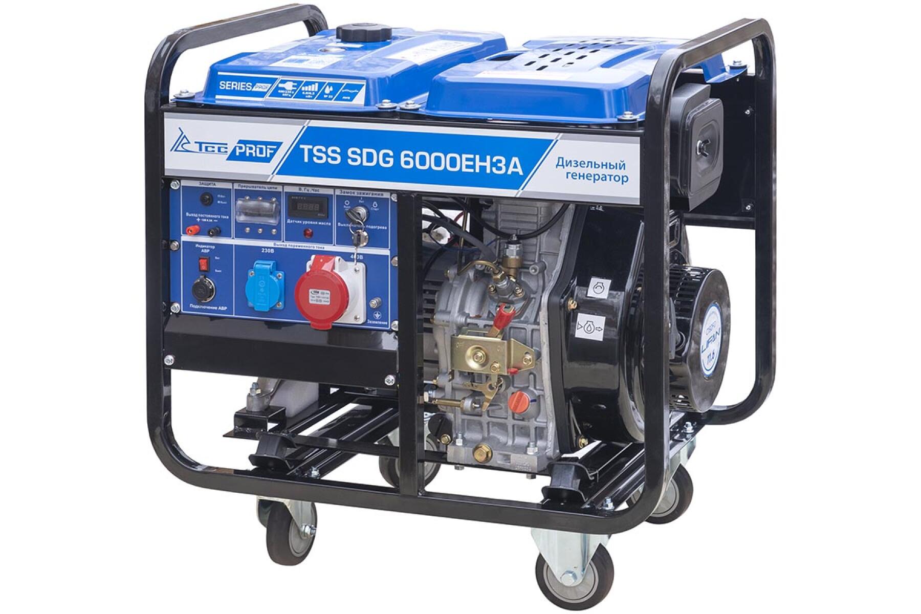 Дизель генератор TSS SDG 6500EH3A Дизель генератор TSS SDG 6500EH3A