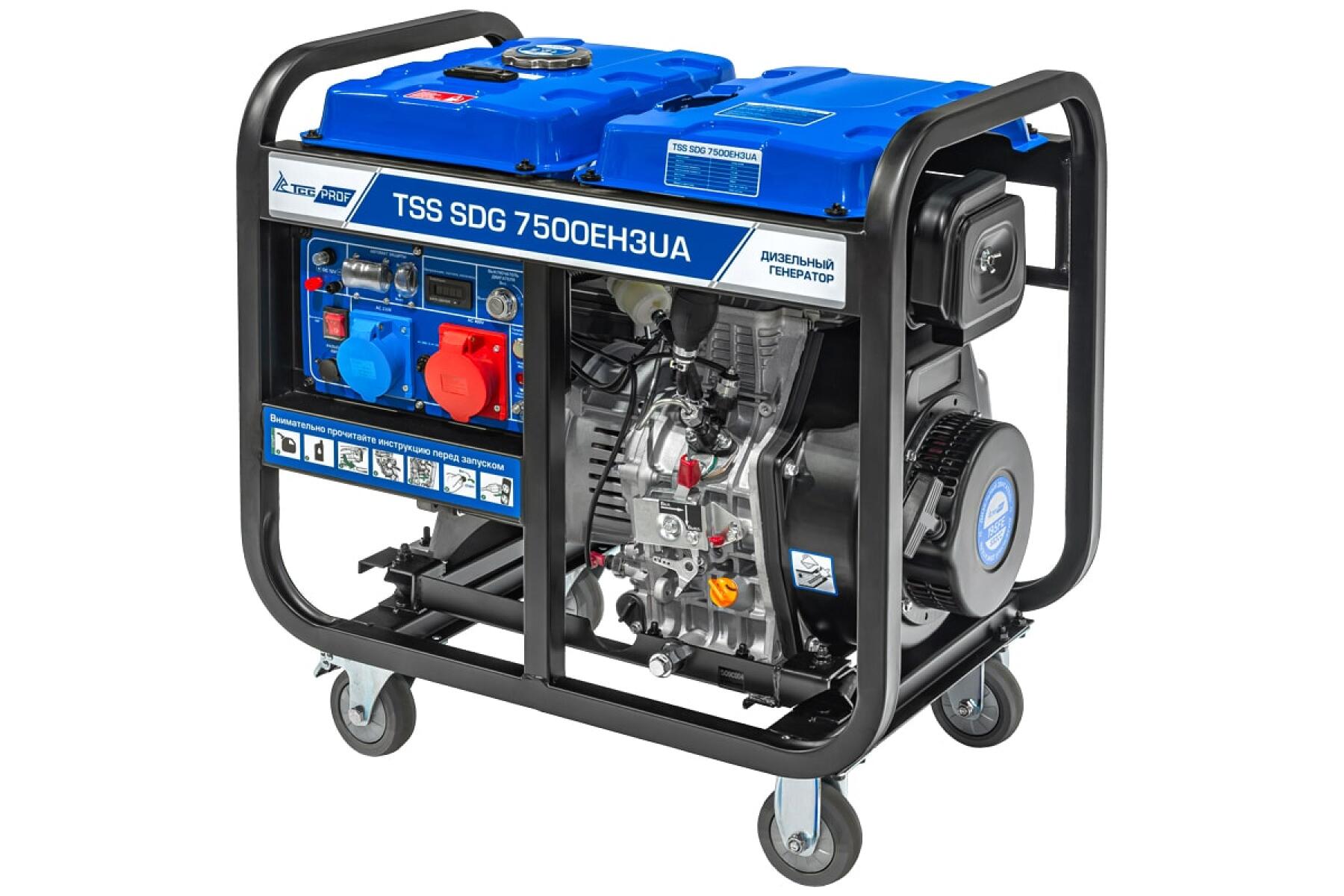 Дизель генератор TSS SDG 7500EH3UA Дизель генератор TSS SDG 7500EH3UA