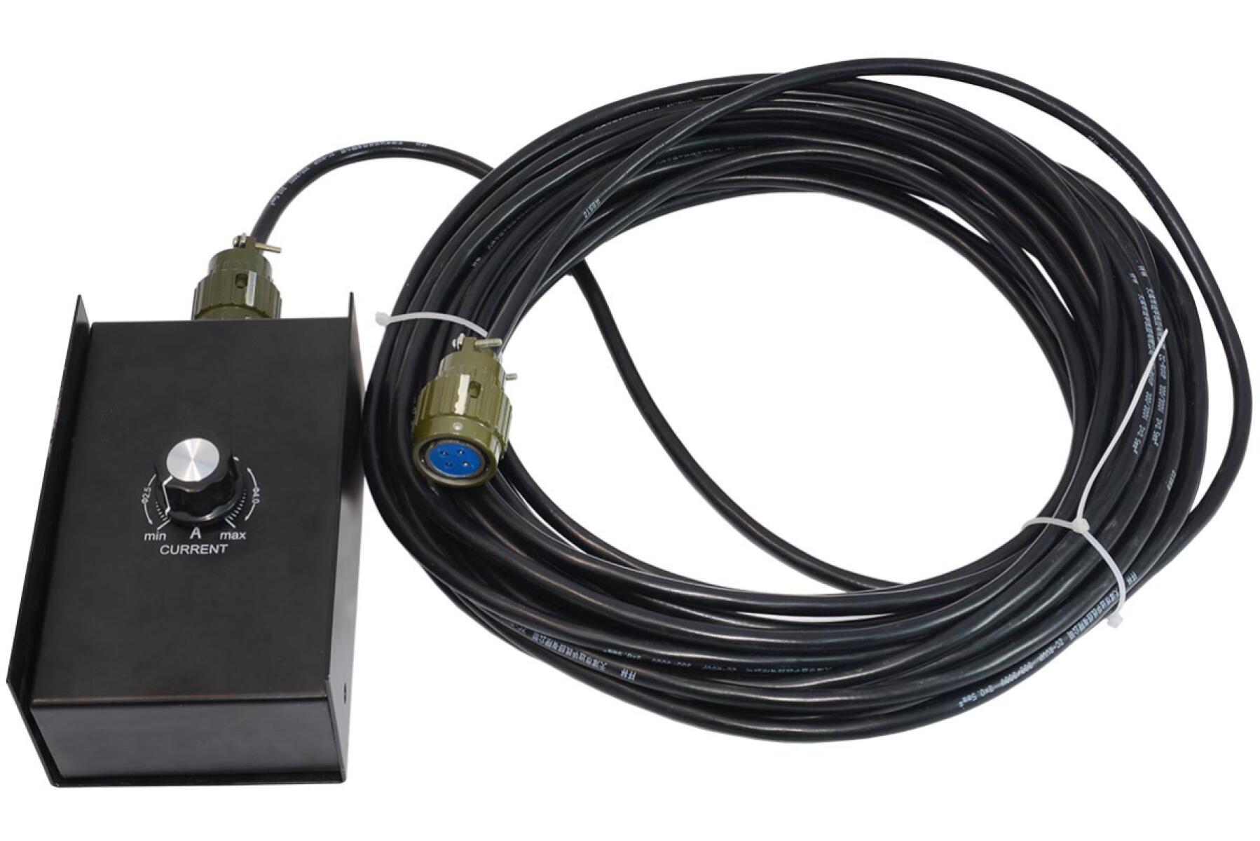 Регулятор тока дистанционный для аппаратов сварки MMA (13м.,4 pin) / Current regulator remote Регулятор тока дистанционный для аппаратов сварки MMA (13м.,4 pin) / Current regulator remote