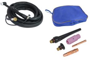 Горелка сварочная TIG с газовым охлаждением WP-17 (2-pin, 4м) / Torch for TIG welding Горелка сварочная TIG с газовым охлаждением WP-17 (2-pin, 4м) / Torch for TIG welding