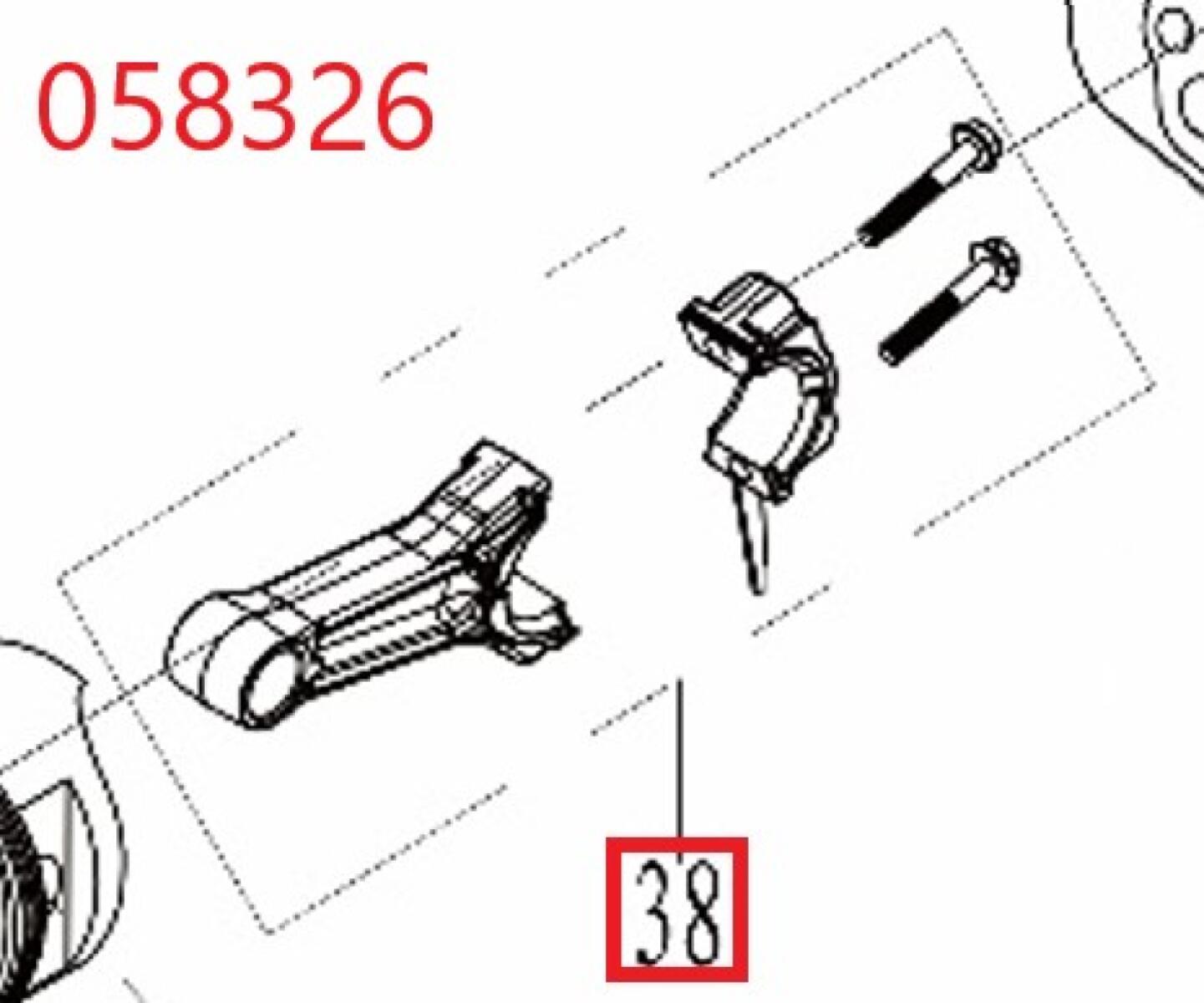 Шатун в сборе SGG 11000E3Ui,LT196FiE Lt / Connecting rod (1.01.04.05.0048) Шатун в сборе SGG 11000E3Ui,LT196FiE Lt / Connecting rod (1.01.04.05.0048)