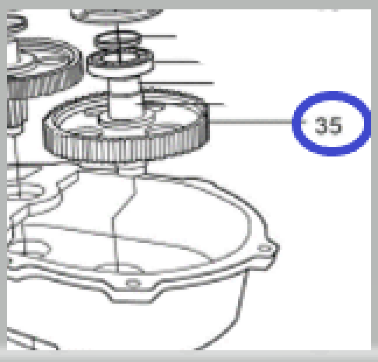 Шестерня вала рабочего TSS GW 40B/GW 40В BEARING BUSH, №35 (60000106) Шестерня вала рабочего TSS GW 40B/GW 40В BEARING BUSH, №35 (60000106)