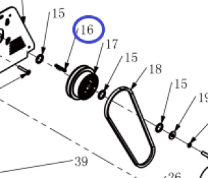 Шпонка муфты TSS-CP-240D/Key 6.35x50, №16 (206.3550C)