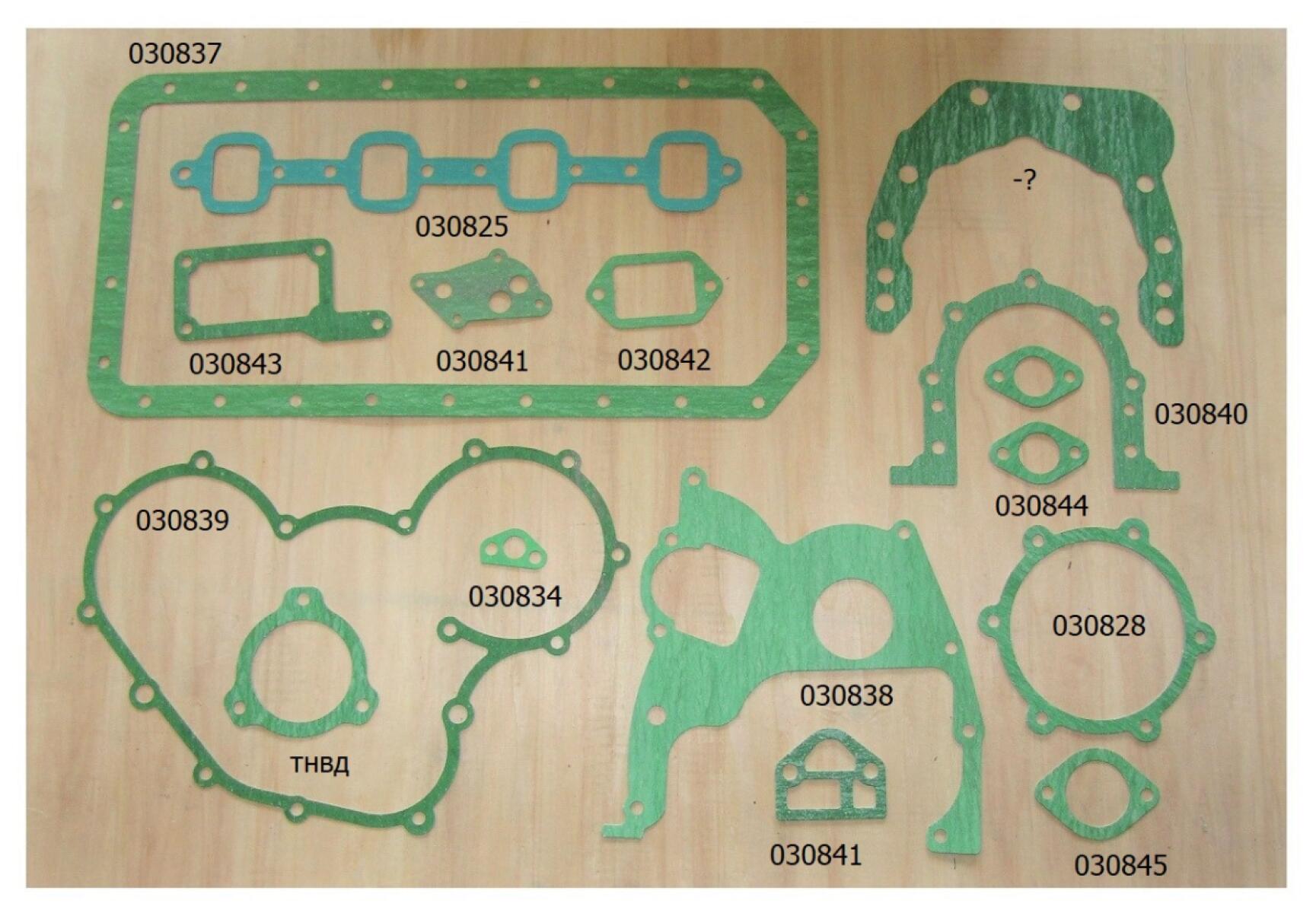 Комплект прокладок на 1 двигатель (16 позиций) TDR-K 18 4L;TDR-K 22 4L/Gasket,kit Комплект прокладок на 1 двигатель (16 позиций) TDR-K 18 4L;TDR-K 22 4L/Gasket,kit