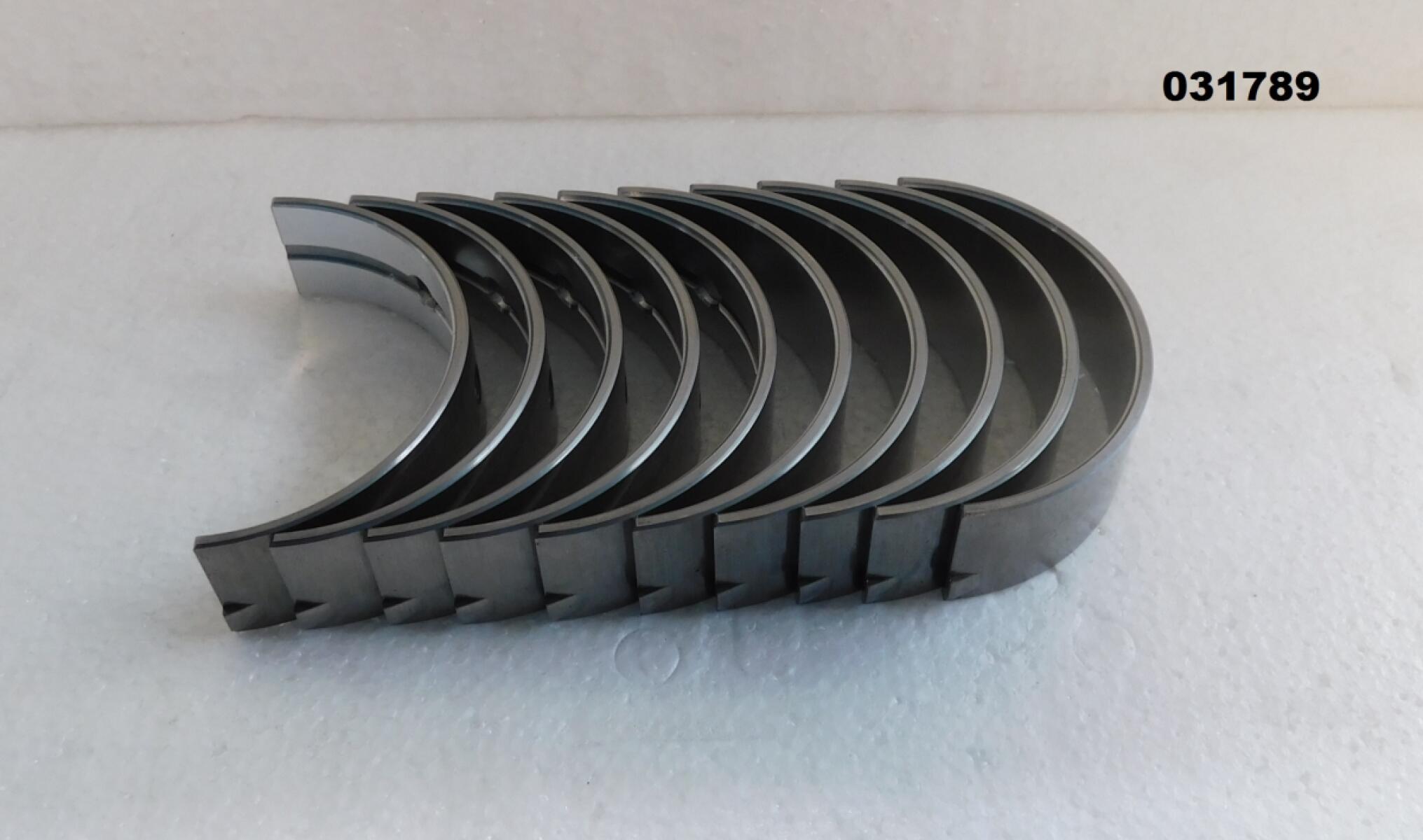 Вкладыши коренные (комплект на 1 дв-ль -10 шт.) TDR-K 18 4L;TDR-K 22 4L / Upper main bearing bush Вкладыши коренные (комплект на 1 дв-ль -10 шт.) TDR-K 18 4L;TDR-K 22 4L / Upper main bearing bush