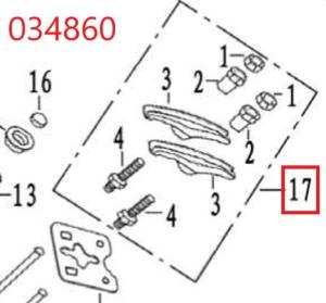 Коромысло в сборе SGG 10000(..),2V78F-2 Lf / Valve rocker assy (14410 /173F)