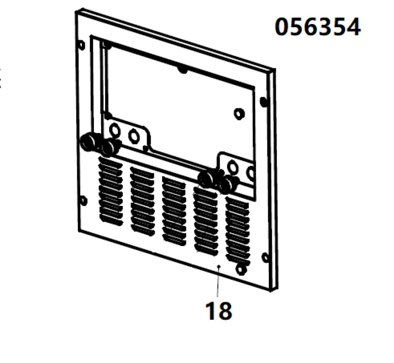 Панель передняя (под приборную панель) TSS DUAL DWG-500 / Position 18 - Front side plate (33014-00447-01) Панель передняя (под приборную панель) TSS DUAL DWG-500 / Position 18 - Front side plate (33014-00447-01)