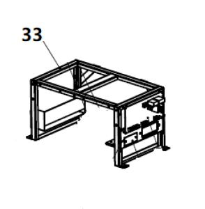Корпус блока управления TSS DUAL DWG-500 / Position 33 - Electric control box bracket (33014-00445-00)