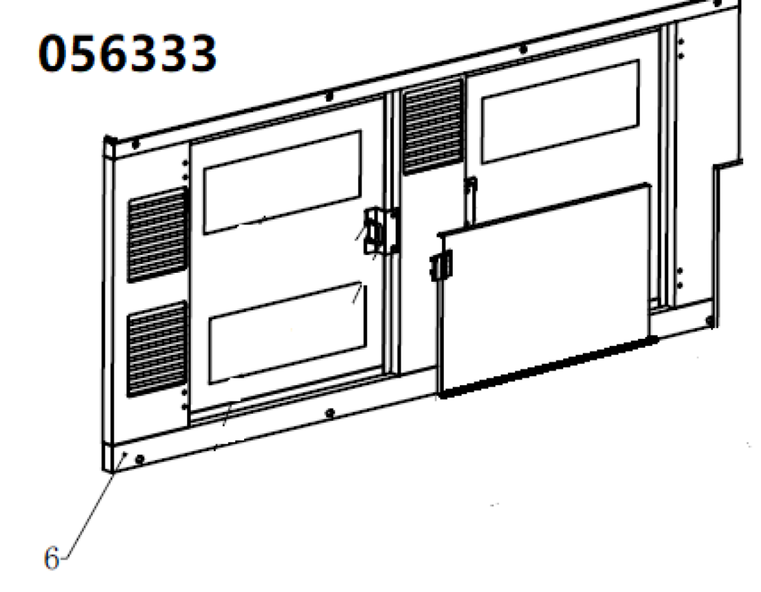 Панель защитного кожуха боковая правая TSS DUAL DWG-500 / Position 6 - Right-side plate (33014-02539-00) Панель защитного кожуха боковая правая TSS DUAL DWG-500 / Position 6 - Right-side plate (33014-02539-00)