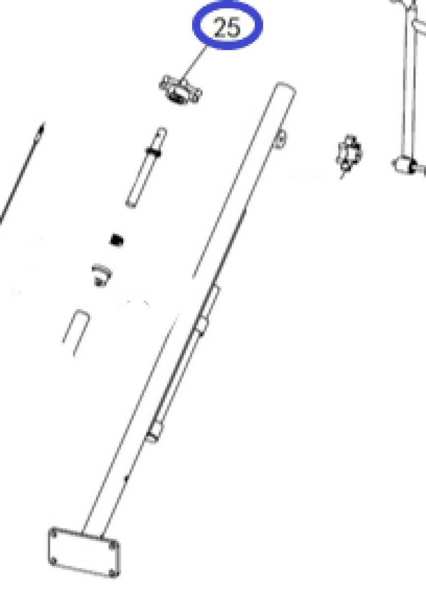 Гайка штока регулировочного винта TSS DMD1000H,L/Handle wheel B TSS DMD, №25 (PT3625) Гайка штока регулировочного винта TSS DMD1000H,L/Handle wheel B TSS DMD, №25 (PT3625)
