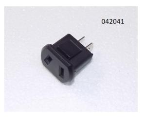 Разъем зарядки аккумуляторов 12V SGG 1800Si-3000ESi,KM (V-образный) / V-socket 12V Разъем зарядки аккумуляторов 12V SGG 1800Si-3000ESi,KM (V-образный) / V-socket 12V