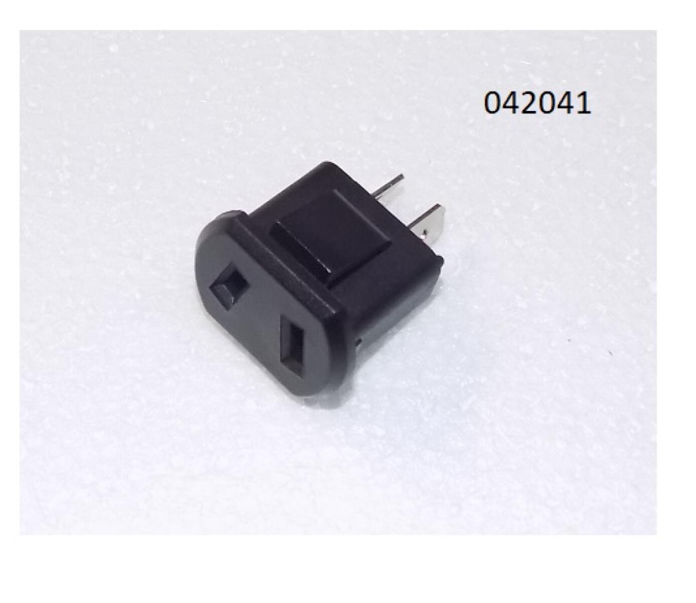 Разъем зарядки аккумуляторов 12V SGG 1800Si-3000ESi,KM (V-образный) / V-socket 12V Разъем зарядки аккумуляторов 12V SGG 1800Si-3000ESi,KM (V-образный) / V-socket 12V