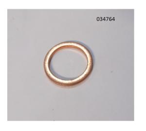 Кольцо уплотнительное пробки отверстия маслосливного WP3.9D33E2/Oil Drain Screw Plug Gasket Кольцо уплотнительное пробки отверстия маслосливного WP3.9D33E2/Oil Drain Screw Plug Gasket