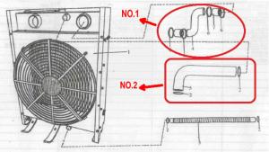 Радиатор в сборе с интеркулером WT12D-308/Radiator & intercooler assy