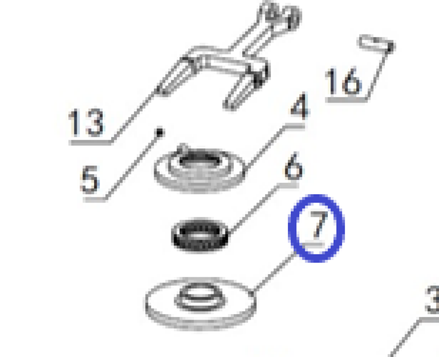 Крышка крестовины TSS DMD/DMR1000H,L/Bigger plate TSS DMD/DMR1000, №7 (PT3607) Крышка крестовины TSS DMD/DMR1000H,L/Bigger plate TSS DMD/DMR1000, №7 (PT3607)
