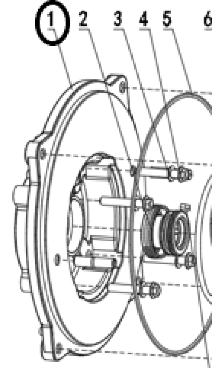 Крышка корпуса насоса TSS PDST100E/Base assembly PDST100E, №1 (70010-00504-00) Крышка корпуса насоса TSS PDST100E/Base assembly PDST100E, №1 (70010-00504-00)