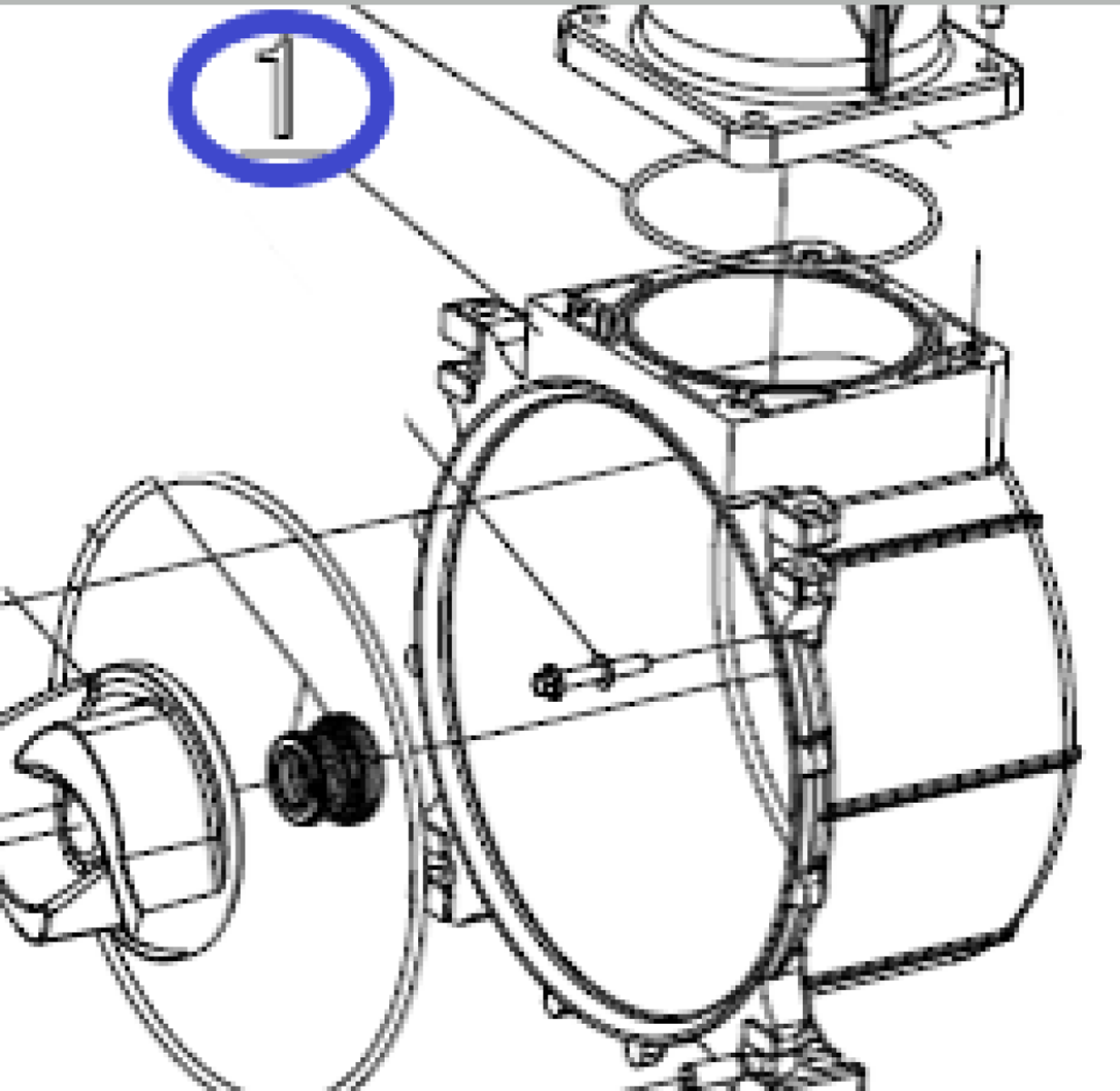 Корпус помпы TSS PGST100/Pump housing PGST100 №1, (70010-00510-00) Корпус помпы TSS PGST100/Pump housing PGST100 №1, (70010-00510-00)