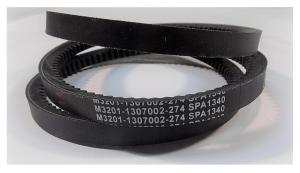 Ремень приводной насоса водяного TDY 235 6LT(SPA13х1340)/Water pump belt,M3201-1307002-562