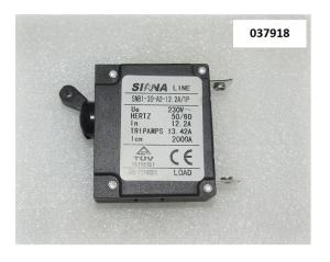 Выключатель автоматический (одинарный) 12,2 A SGG 2800 / AC circuit breaker Выключатель автоматический (одинарный) 12,2 A SGG 2800 / AC circuit breaker