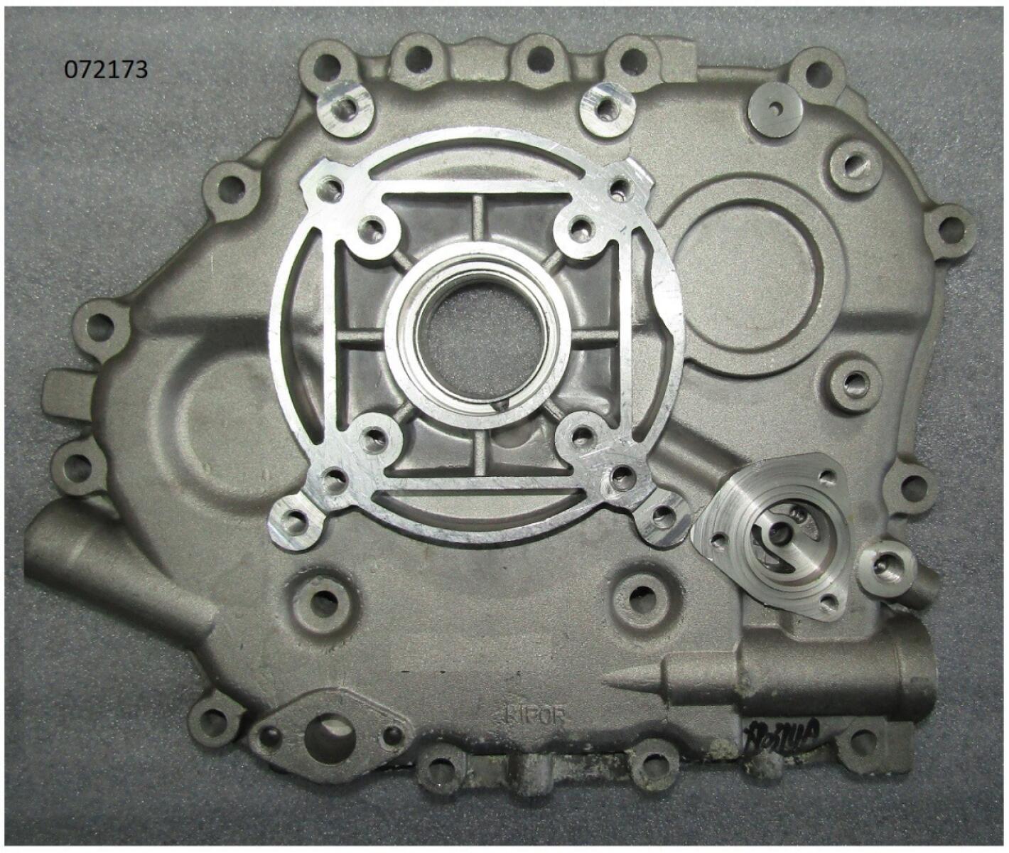 Крышка блока цилиндра задняя KM186F / Crankcase cover (KM186F-01016a)