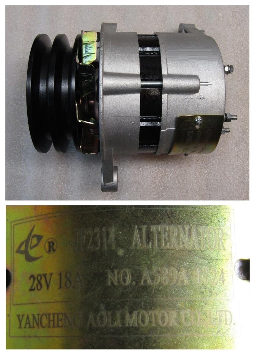 Генератор зарядный Ricardo R4105ZLDS1; TDK 56 -132 6LT (D=114, 2A) /Battery charging generator Генератор зарядный Ricardo R4105ZLDS1; TDK 56 -132 6LT (D=114, 2A) /Battery charging generator