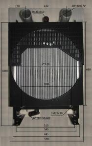 Радиатор охлаждения Ricardo R6105AZLDS1; TDK 110 6LT/Radiator,R6105AZLD-25 Радиатор охлаждения Ricardo R6105AZLDS1; TDK 110 6LT/Radiator,R6105AZLD-25