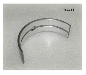 Вкладыш коренного подшипника коленчатого вала верхний TDY 19 4L/Main bearing, upper half