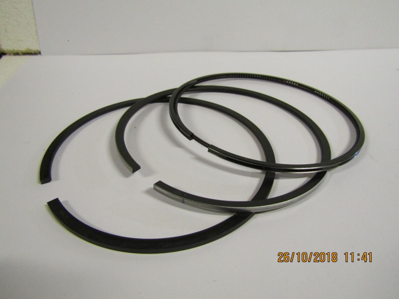Кольца поршневые (D=126 мм,.к-т на 1 поршень-3 шт) Baudouin 6M16 DHM16D0001(2)/Piston Ring Set (612