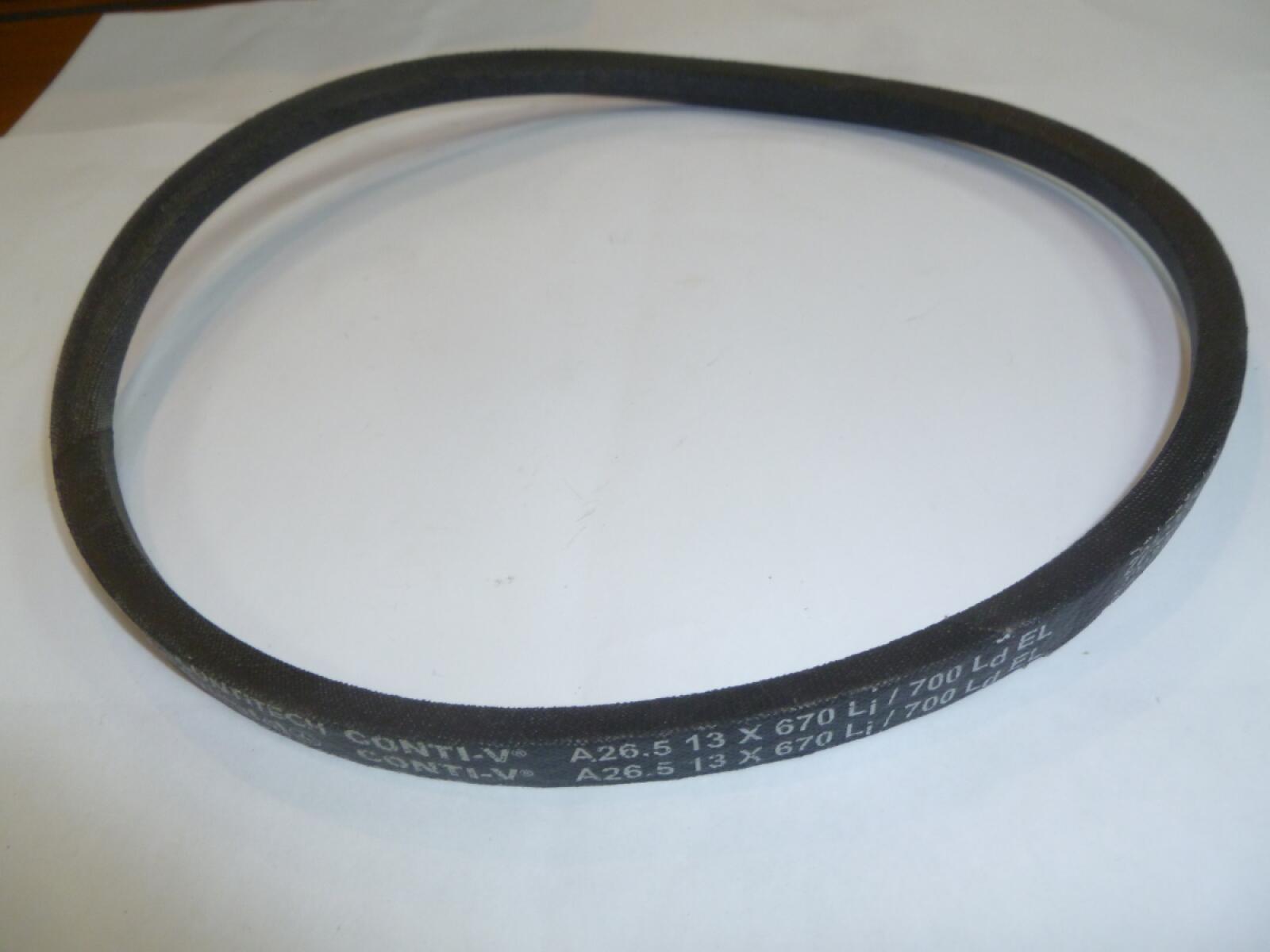 Ремень приводной гладкий (A26.5 13х670Li/700Ld) для TSS DMD/DMR600-960/V-Belt