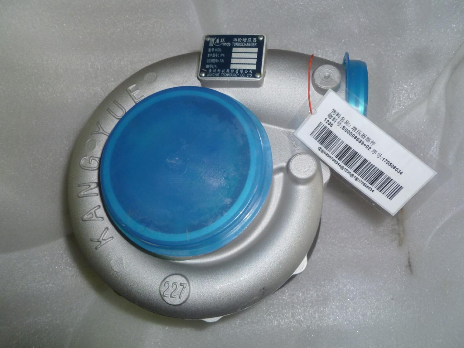 Турбокомпрессор SDEC SC9D340D2; TDS 228 6 LT/Turbocharger (S00008689+02; S00007181+01) (J80S)