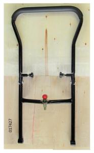 Ручка управления в сборе виброплиты TSS-VP90TH,L/Up handle+Down handle (assembled), №22+№23+№27+№28+№29 (C80T)