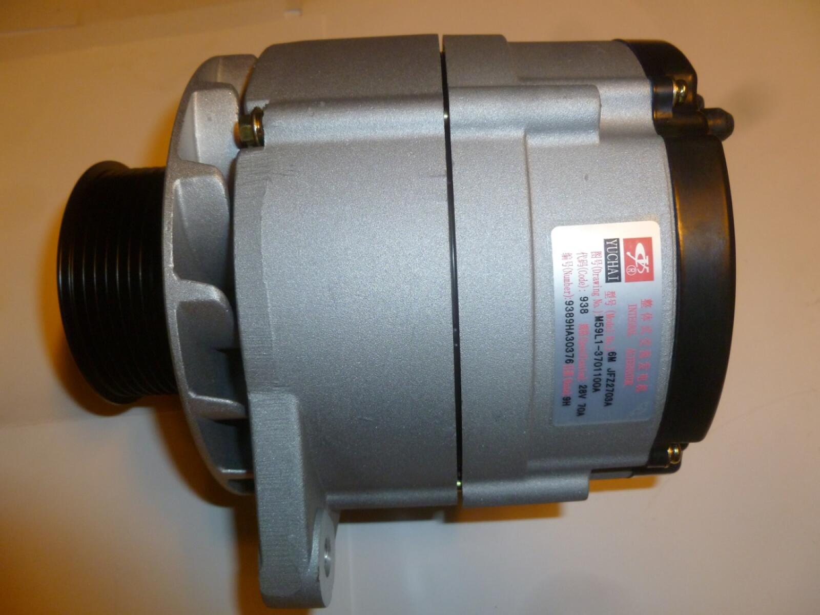 Генератор зарядный TDY 275 6LTE (D=80/10PK) /Battery charging generator (28V,70A,JFZ2972 Y16X/JFZ0 Генератор зарядный TDY 275 6LTE (D=80/10PK) /Battery charging generator (28V,70A,JFZ2972 Y16X/JFZ0