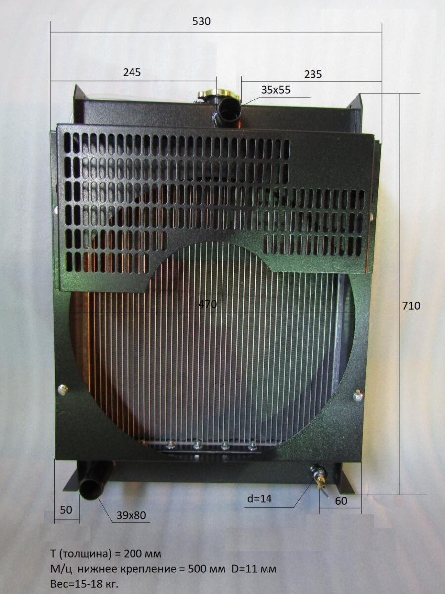 Радиатор охлаждения TDL 17-32 3L/Radiator Радиатор охлаждения TDL 17-32 3L/Radiator