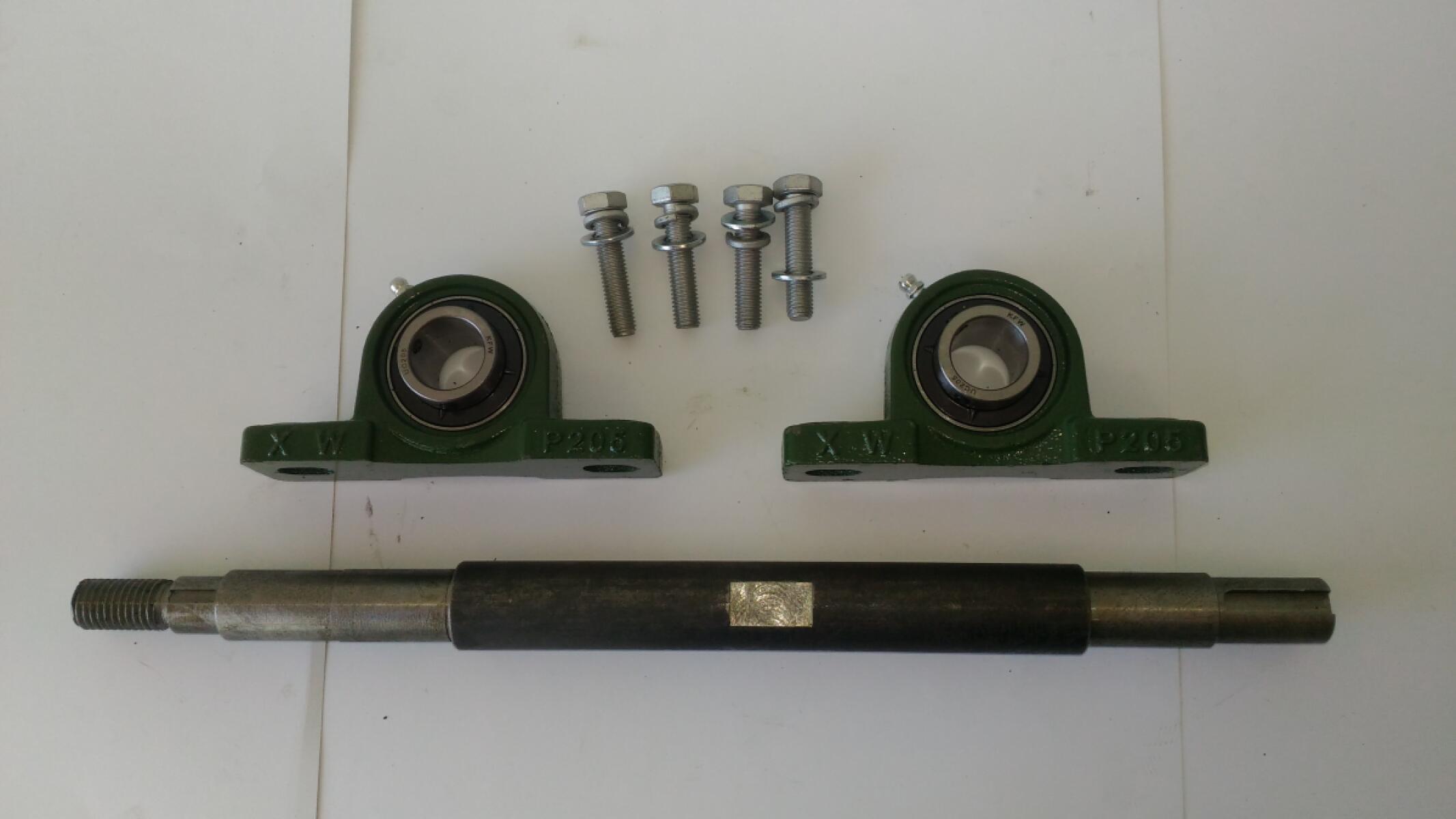 Вал режущего диска с подшипником UCP205 RH350/Principal axis, Assy Вал режущего диска с подшипником UCP205 RH350/Principal axis, Assy