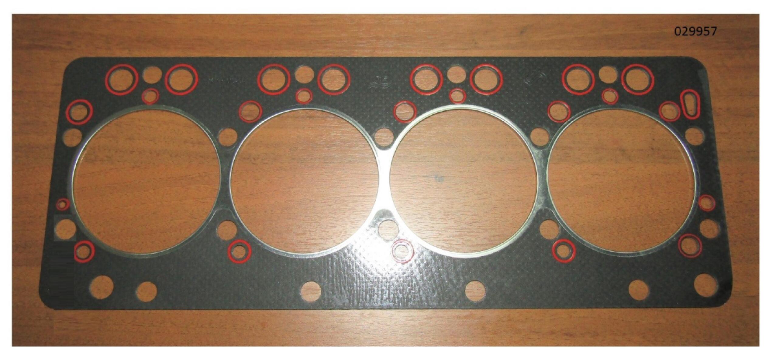 Прокладка головки блока цилиндров YD495D; TDY 27 4L (D=95 мм) /Cylinder head gasket Прокладка головки блока цилиндров YD495D; TDY 27 4L (D=95 мм) /Cylinder head gasket